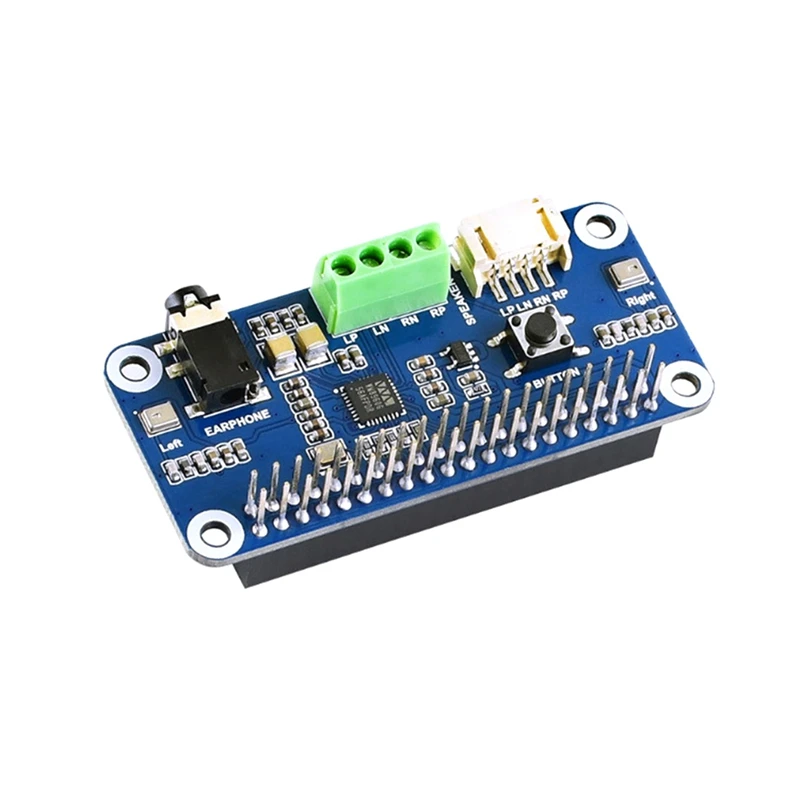 

WM8960 Audio Expansion Board Sound Card Module HAT + Speaker Starter Kit For RPI 0 RPI0 Raspberry Pi Zero 2 W WH 3B Plus