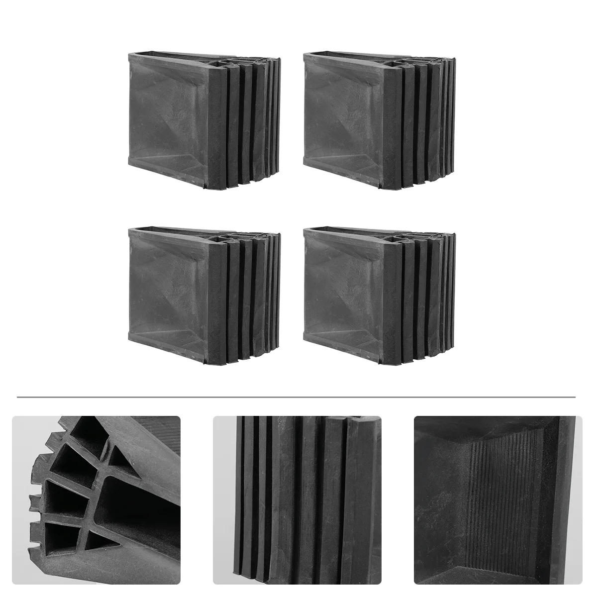

4Pcs Folding Ladder Feet Covers Non-slip Ladder Pads Versatile Ladder Leg Covers