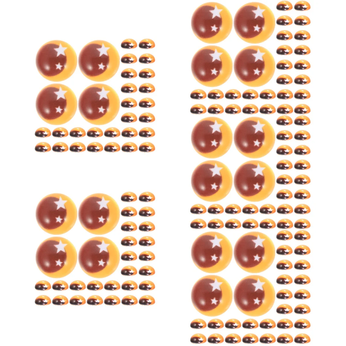 

250 Round Glass Eyeballs Glass Eyeballs Eyes for Making Making Supplies