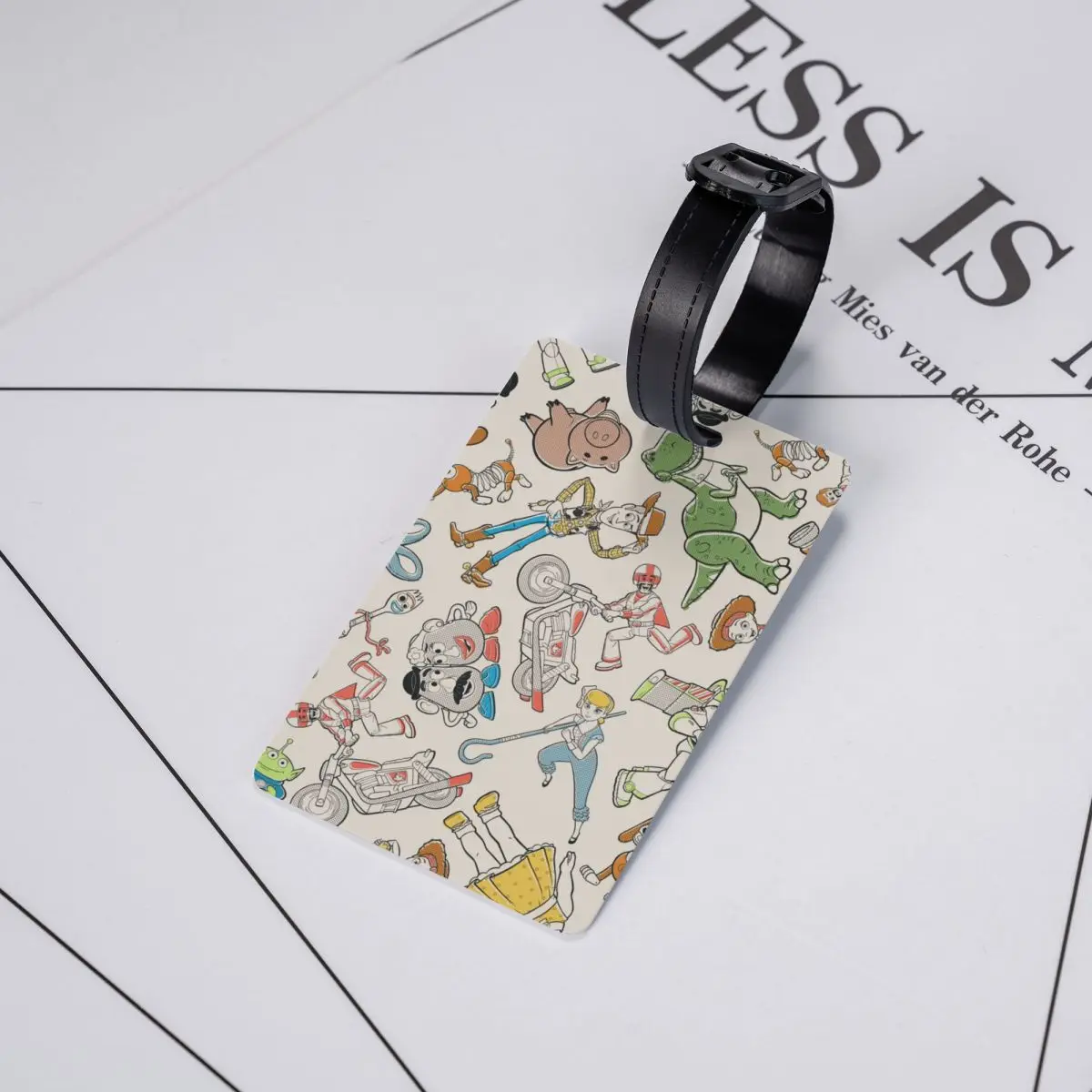 Багажная бирка История игрушек 4 Ретро герой бросок чемодан портативный этикетка