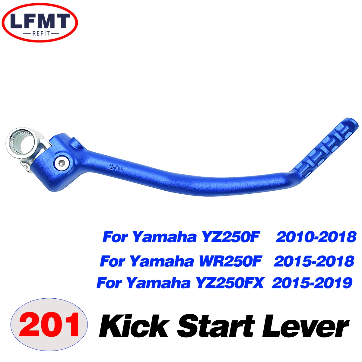 Фото Мотоциклетная кованая педаль стартера с ЧПУ для Yamaha YZ WR 125 250 250X 250F 250FX 450F 450FX YZF 1986-2023 Dirt bike №4