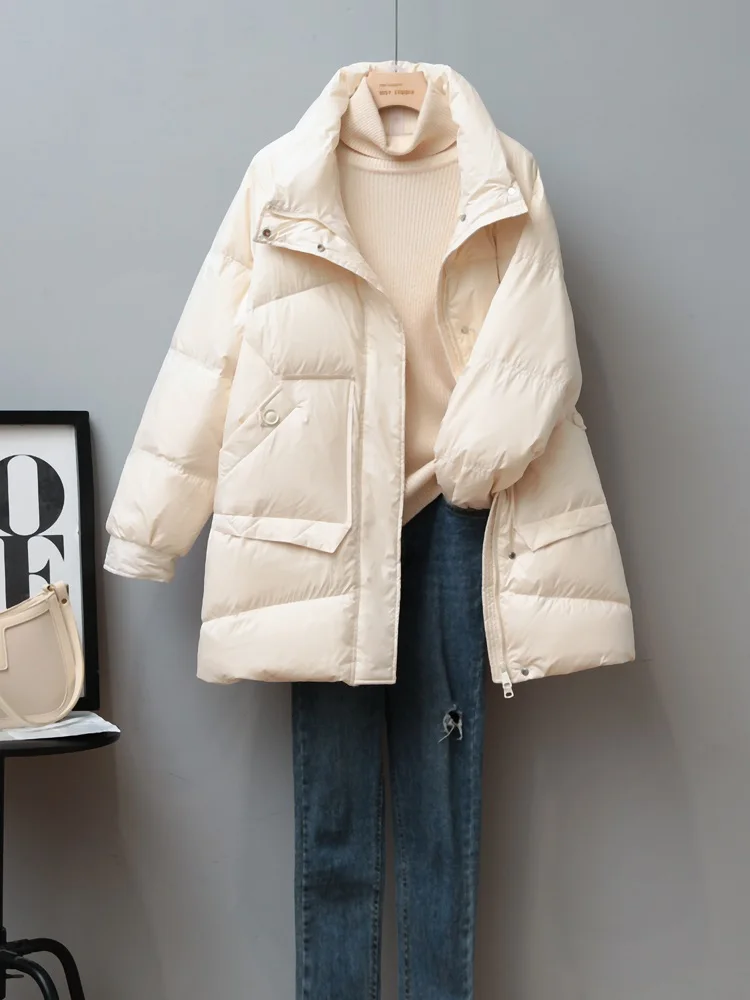 New Women Down Jacket Casual Style Autumn Winter Coats And Parkas Female Outwear