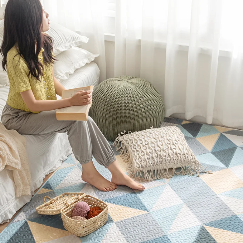 

Cotton Multifunctional Floor Mat Bedroom Bedside Mat / Living Room Full of Cotton Crawling Mat / Tatami Non Slip Carpet