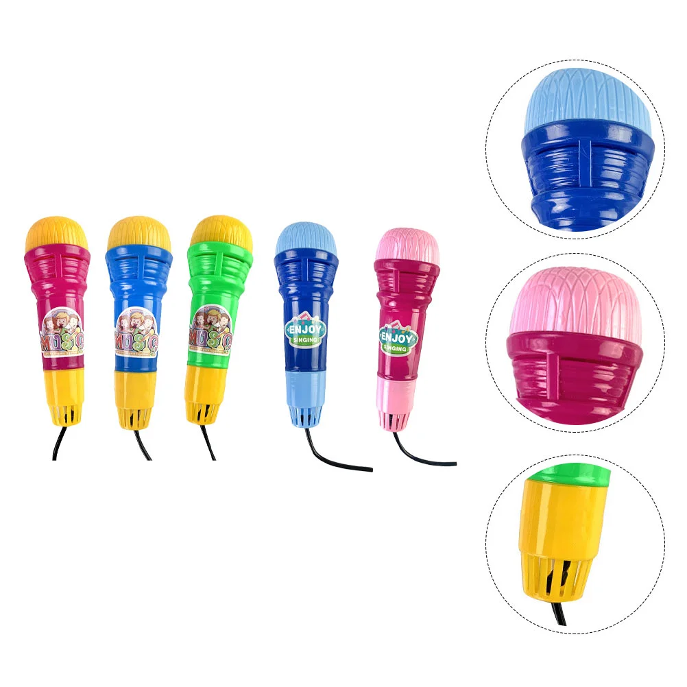 

Microphone Kids Echo Toymicrophones Toys Singing Mic Children Educational Karaoke Toddler Simulated Child Playpropfakevoice