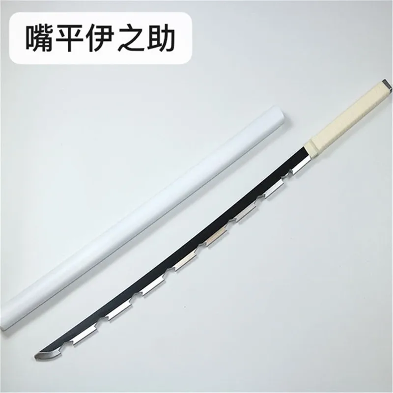 

Cosplay Kimetsu no Yaiba Sword Hashibira Inosuke Cool PU Sword Weapon Demon Slayer Satoman Tanjiro Katana 104cm Model