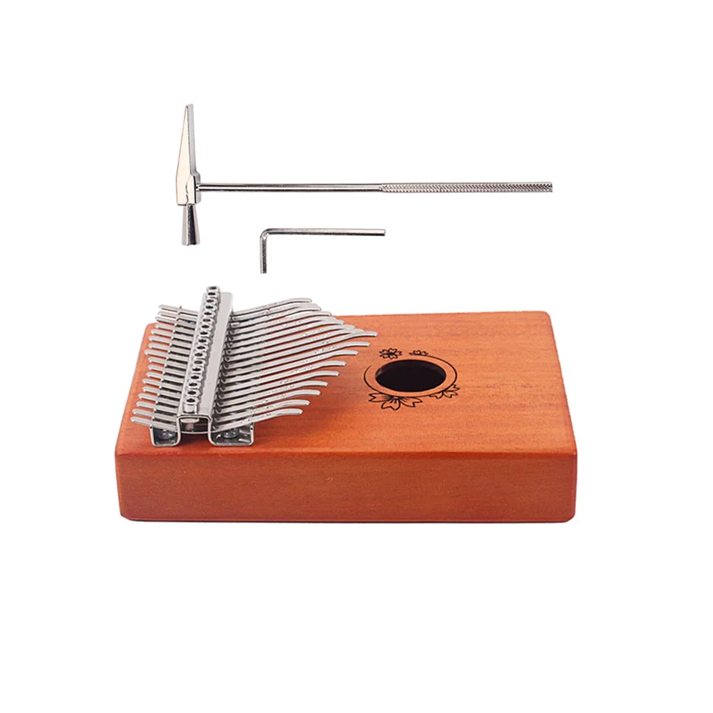 

17 Key Kalimba African Solid Pine Mahogany Thumb Finger Piano Accessories Tools for Piano for Music Lover XR-Hot