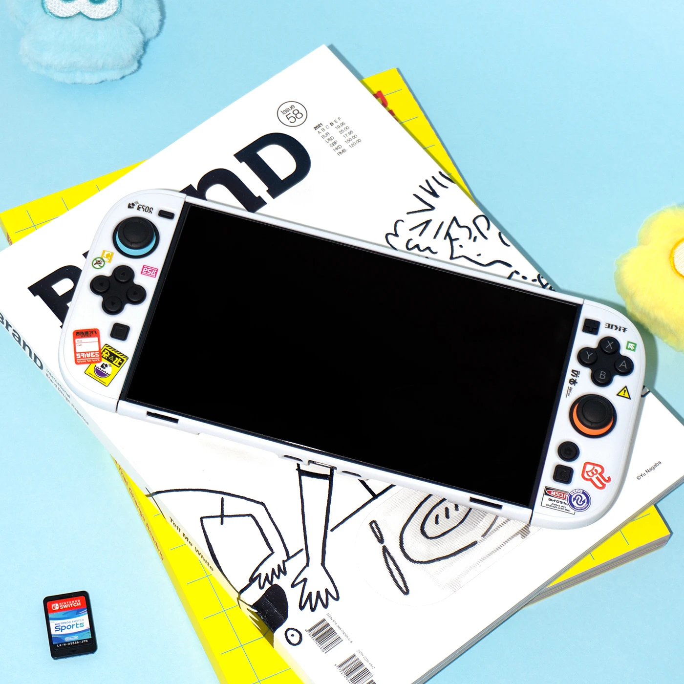 Фото Original Switch2 Protective Case Cartoon Octopus Color Spray Hard Shell Ns2 Protective Shell Transparent Anime Game Peripheral №3