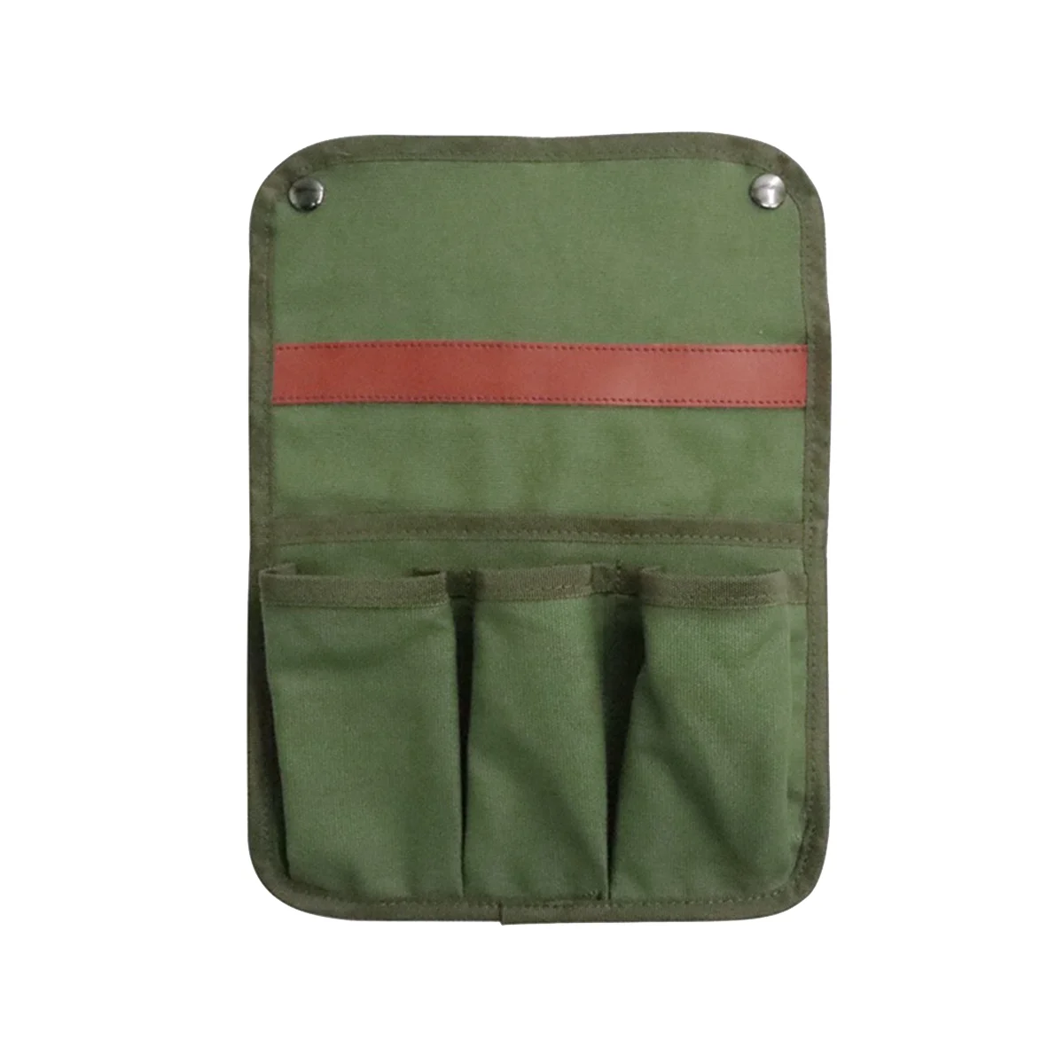 

Camping Chair Side Canvas Organizer Bag Outdoor BBQ Garden Tool Bag Camping Chair Armrest Storge Pocket,Green