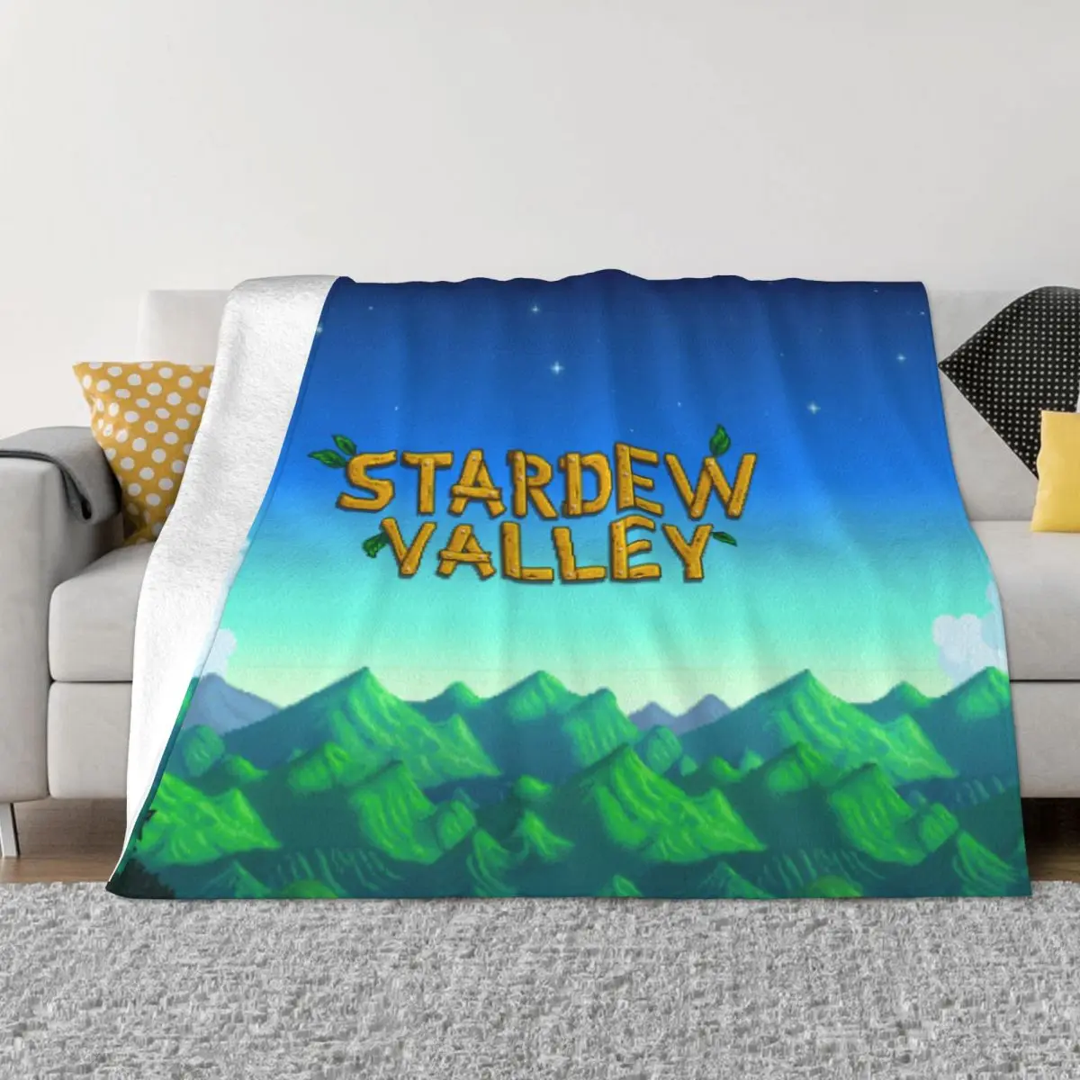 

Stardew Valley Video Game Blanket Fleece Printed Multi-function Ultra-Soft Throw Blankets for Sofa Couch Bedspreads