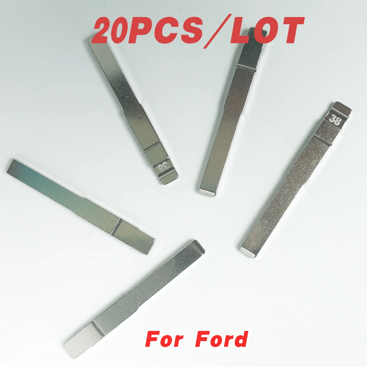 

10 дюймов 20 шт. HU101 38 # для KD дистанционного складного флип-диска, лезвие для Ford Fusion Focus Mondeo Land Rover Jaguar