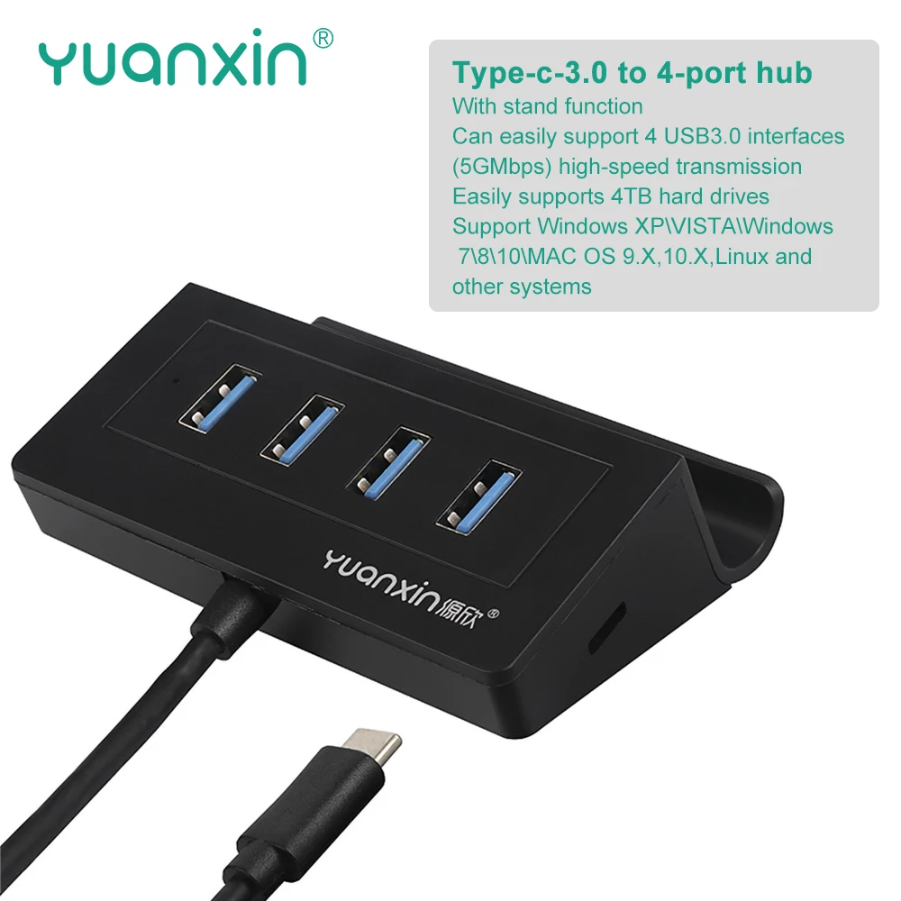 

Док-станция Yuanxin 4 в 1 для Xiaomi, Huawei, Macbook