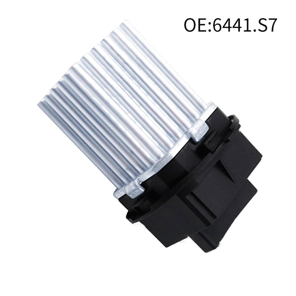 

Heater Blower Blower Motor Resistor 1Pieces 6441S7 Accessories Black Blower