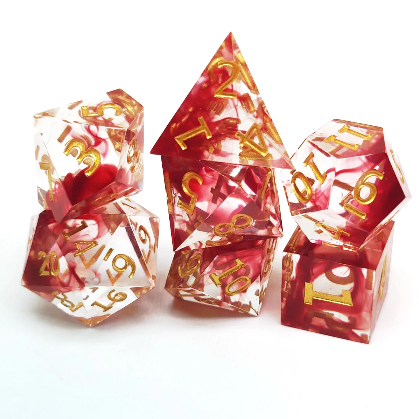 

DND Dice Set Resin Polyhedral Dice for Dungeon and Dragon RPG Pathfinder D&D Dice Role Playing Game
