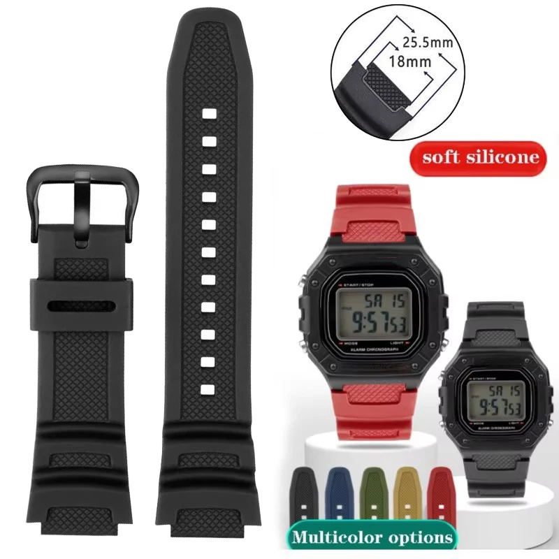 Для Casio AEQ-110W AQ-S800W/S810w AE-1200 резиновый черный белый серый силиконовый