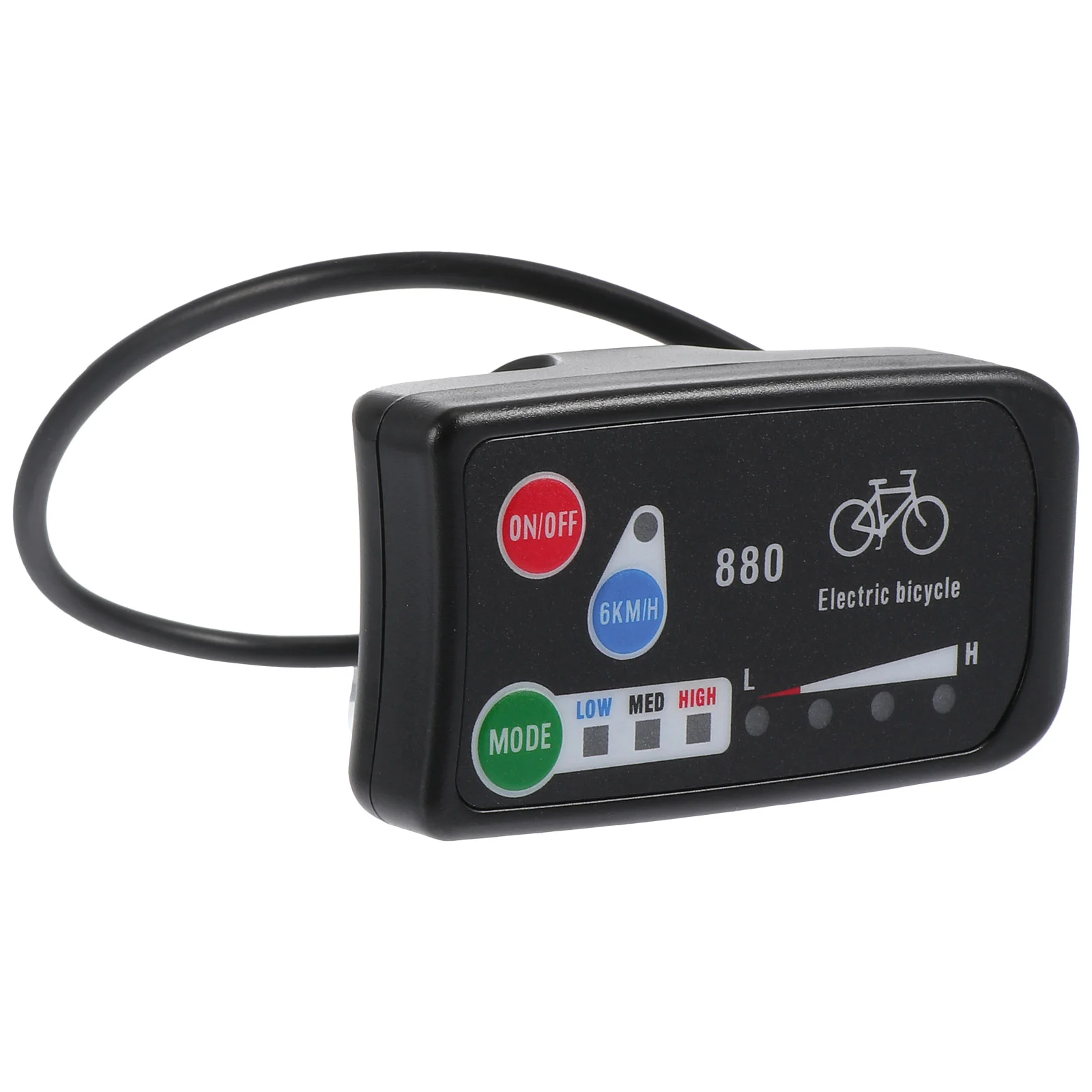 

Bike Accessories Control Panel Electric Brushless E-bike 8.5X6cm Black Copper Controller
