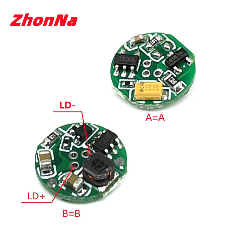 Фото 450nmLaser Монтажные Аксессуары для печатной платы для вождения Osram/Sharp Diode enter3-5V Boost Выход: 5-6 кругов диаметр 11 мм №1