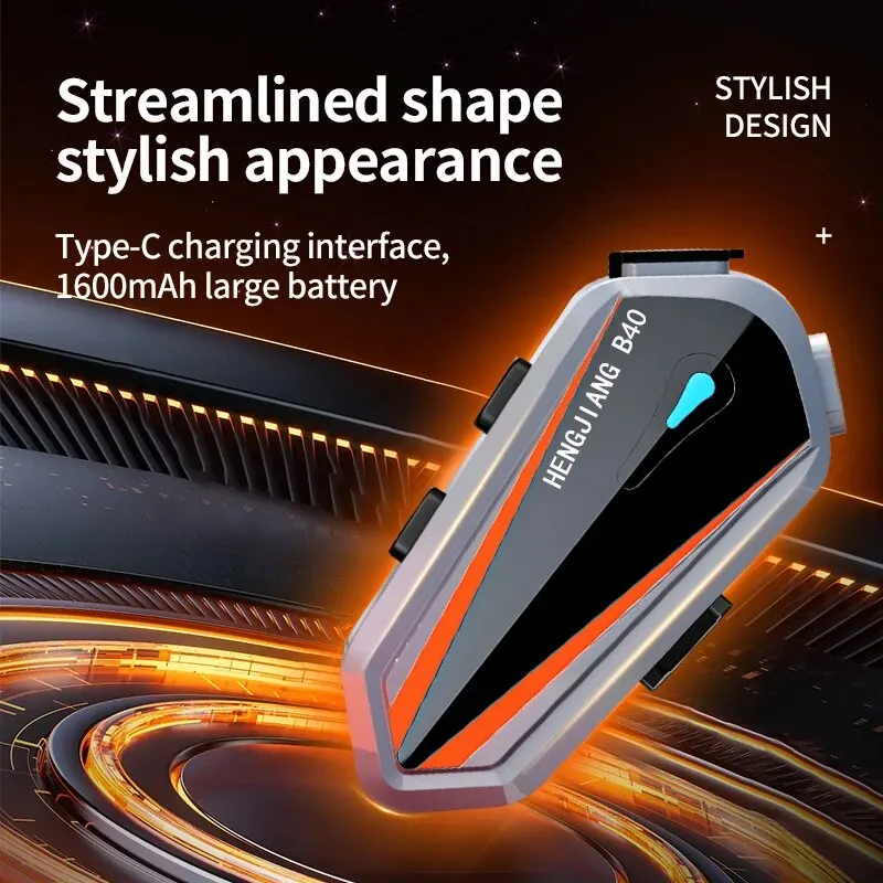 Heng Jiang B40 шлем Bluetooth-гарнитура без смешивания наушников 1600 мАч V5.3