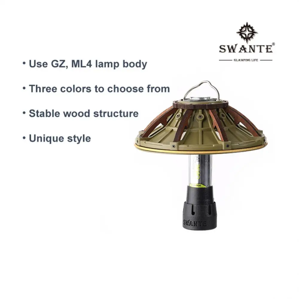 

Абажур для кемпинга Swante, лампа для освещения, аксессуар для освещения