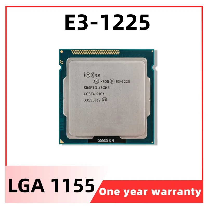 ЦПУ процессор Xeon E3-1225 E3 1225 3, 10 ГГц 6M LGA1155