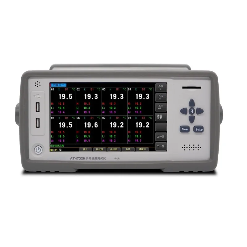 

Параллельный измеритель температуры AT4732H, многоканальный тестер для регистрации данных о высоком изоляционном напряжении