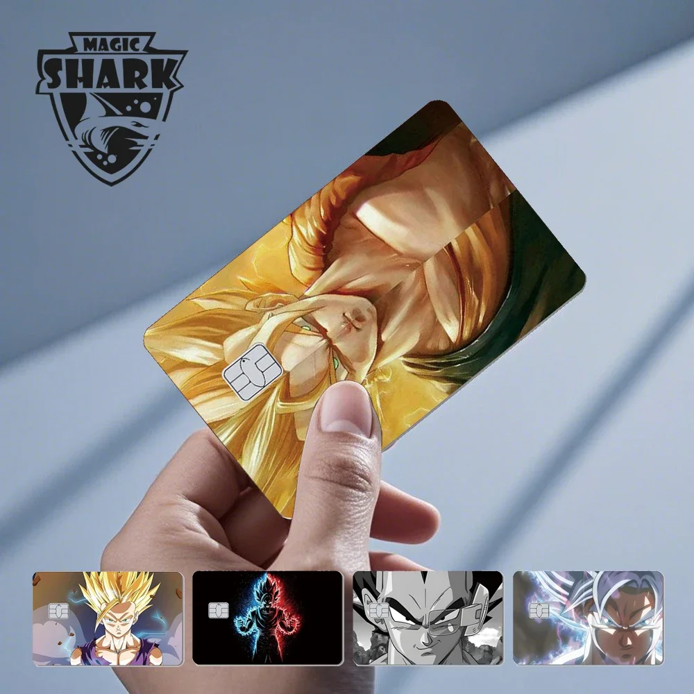 Фото Новинка 2025, Goku Frieza, аниме, водонепроницаемая наклейка на кожу, наклейка на кожу для кредитного банка, дебетовая карта, не выцветает №1
