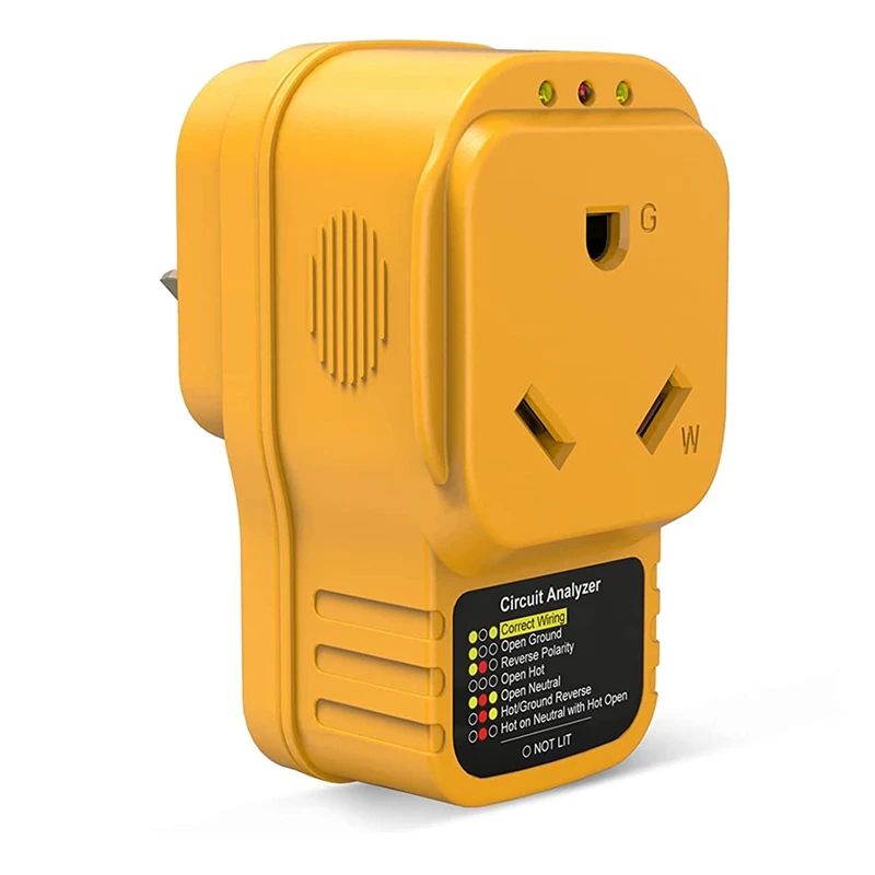 

30 Amp Protector For RV, RV Circuit Analyzer Power 30 Amp To 30 Amp, 2100 Joules For Camper Trailer