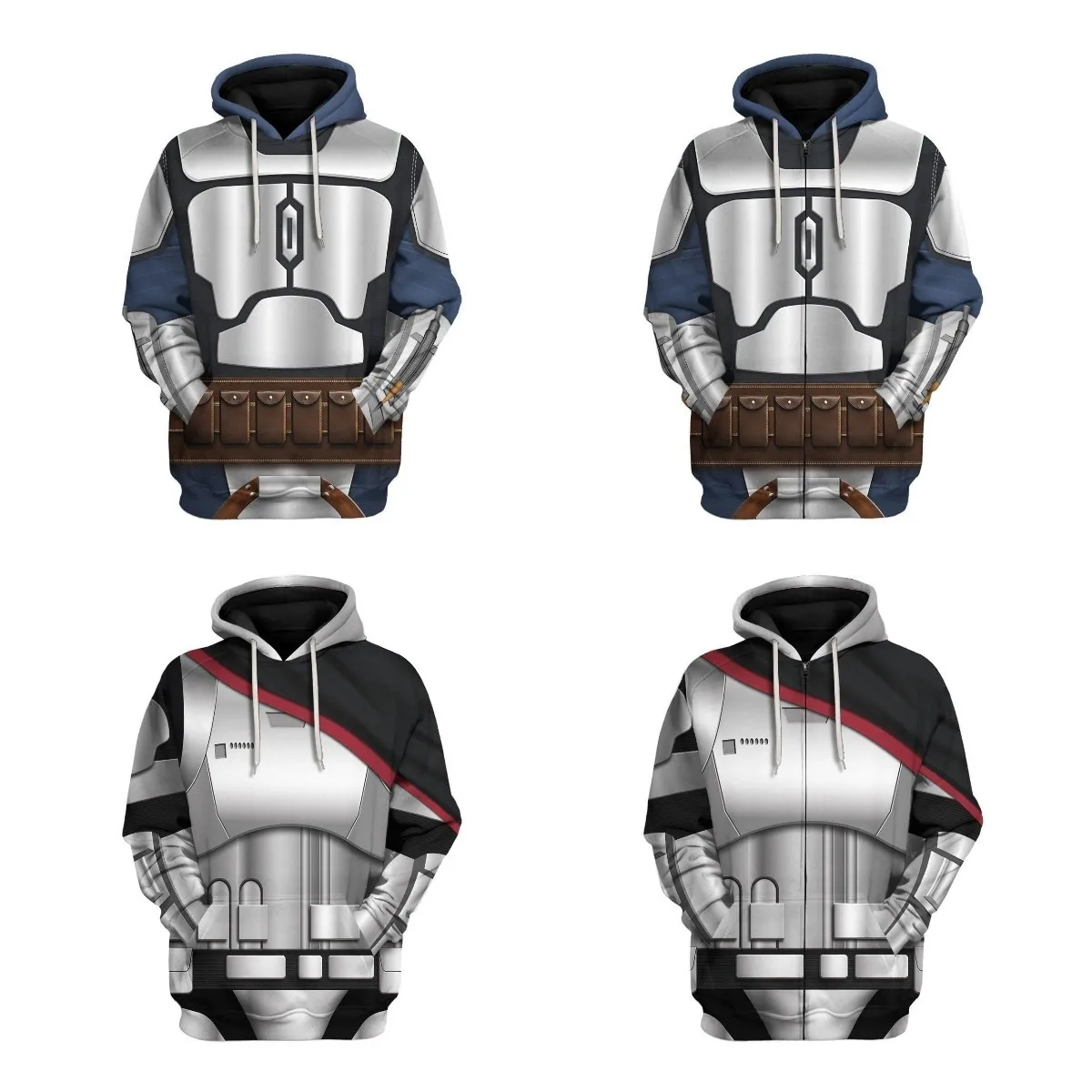 

Disney Star Wars Cosplay Costume The Mandalorian Hoodies 3D Print Jacket Man Women Coat Adult Tops Halloween Party Prop