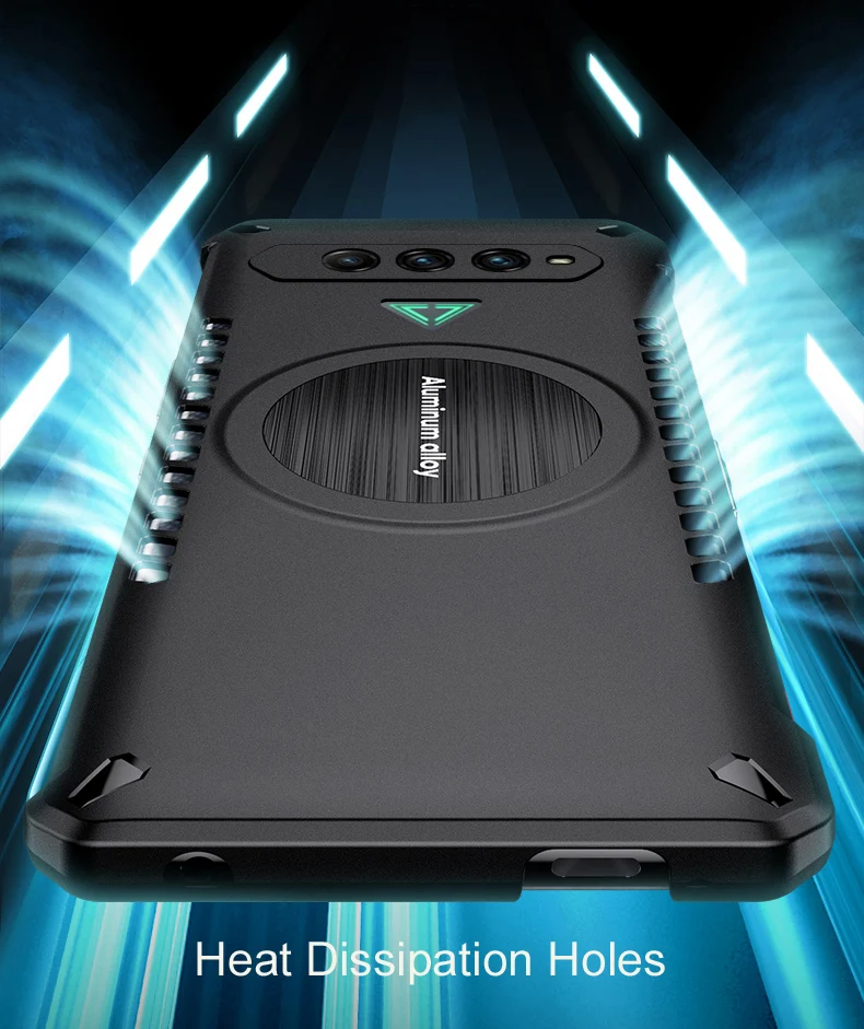 Охлаждающий чехол для Xiaomi BlackShark 4 4S Black Shark Pro дышащий прочный Чехол с отверстиями и