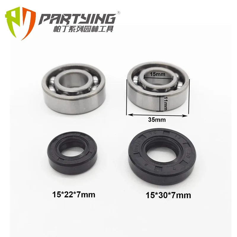 

CG430 520 TL43 TL52 Two-stroke Lawn Mower Size Oil Seal 40-5 44-5 Box Bearing