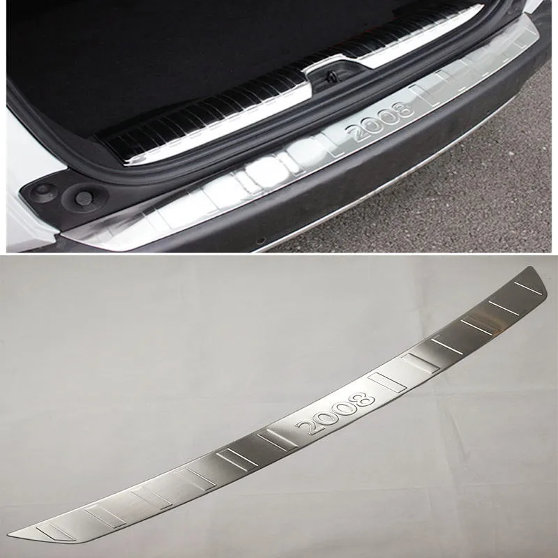 

Высококачественный протектор заднего бампера из нержавеющей стали для Peugeot 2008 2013 2014 2015 2016 2017 2018 2019 автомобильный Стайлинг