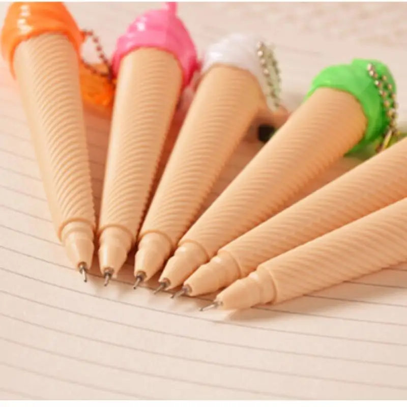 

1pc Creative Ice Cream Pen Kawaii Gel Pen Caneta Material Escolar Stationery Office School Supplies Gift Random Color