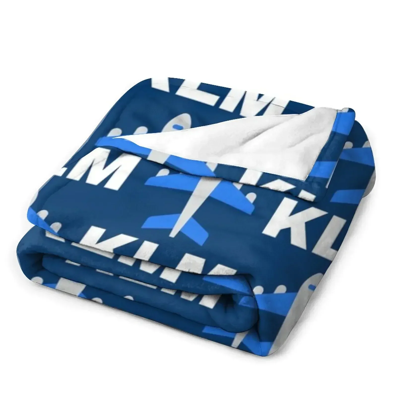 Одеяло KLM Royal Dutch Airlines в клетку для малышей одеяла на заказ
