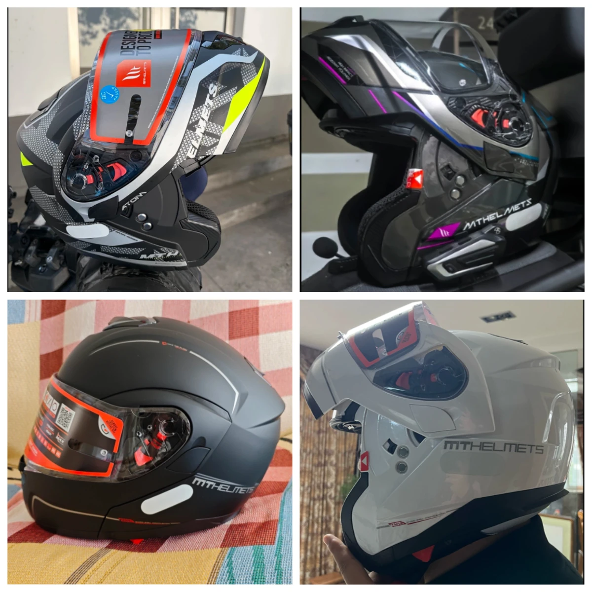 Мотошлем Hot Flip Up Helmet Motorcycle Mt Atom Sv M-4XL с двойным визором, варианты цветов, оригинальные шлемы для мотокросса, корпус из ABS, Casco Moto (art.: 3920dca8cc680) - 3920dca8cc680