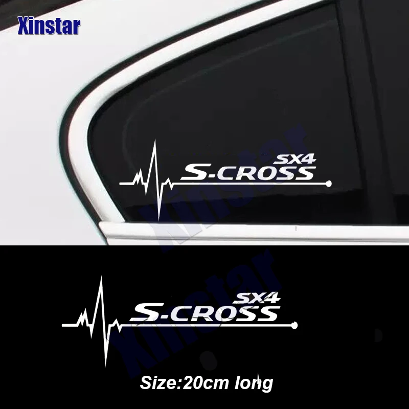 Наклейка на кузов автомобиля Suzuki SX4, Аксессуары для автомобилей, 2 шт.