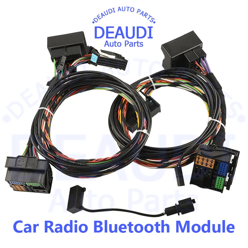 

For VW PQ Tiguan GOLF GTI Jetta Passat CC Car Bluetooth Wire Harness Cables + Microphone RCD510 RNS510 9W2 9W7 9ZZ MIB Radio