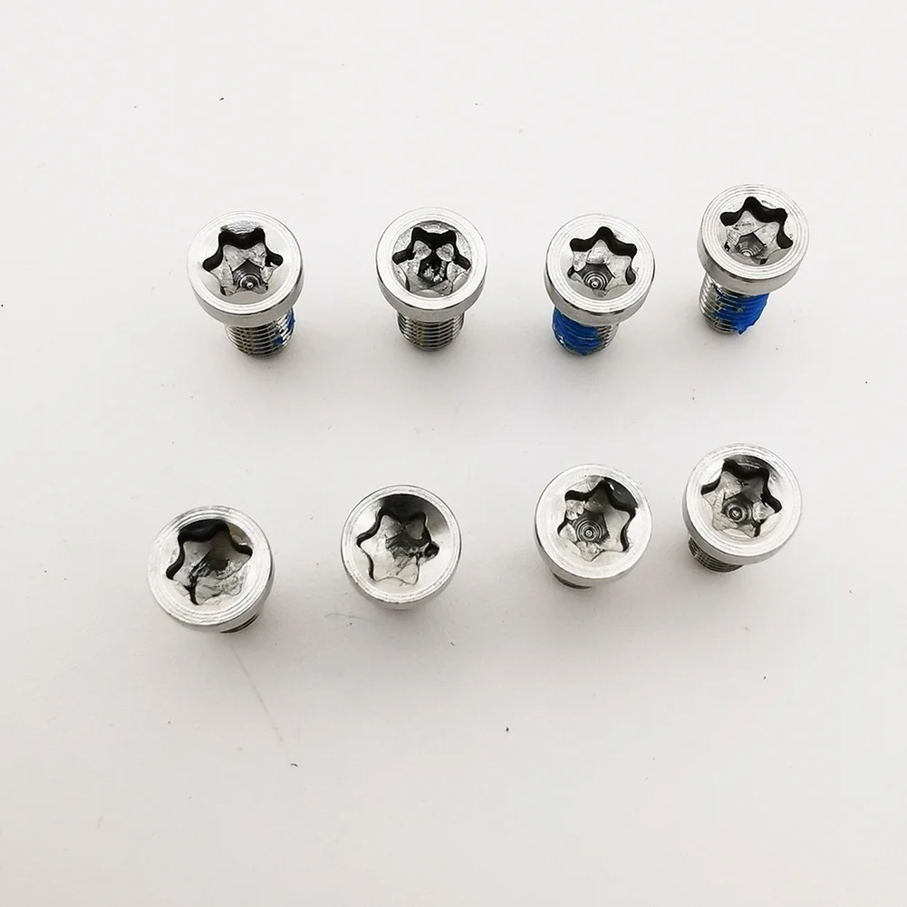 Фото Комплект из 8 болтов для крепления цепной звезды SRAM 12 Speed QUARQ AXS, из нержавеющей стали 304, с головкой T20 Torx №3