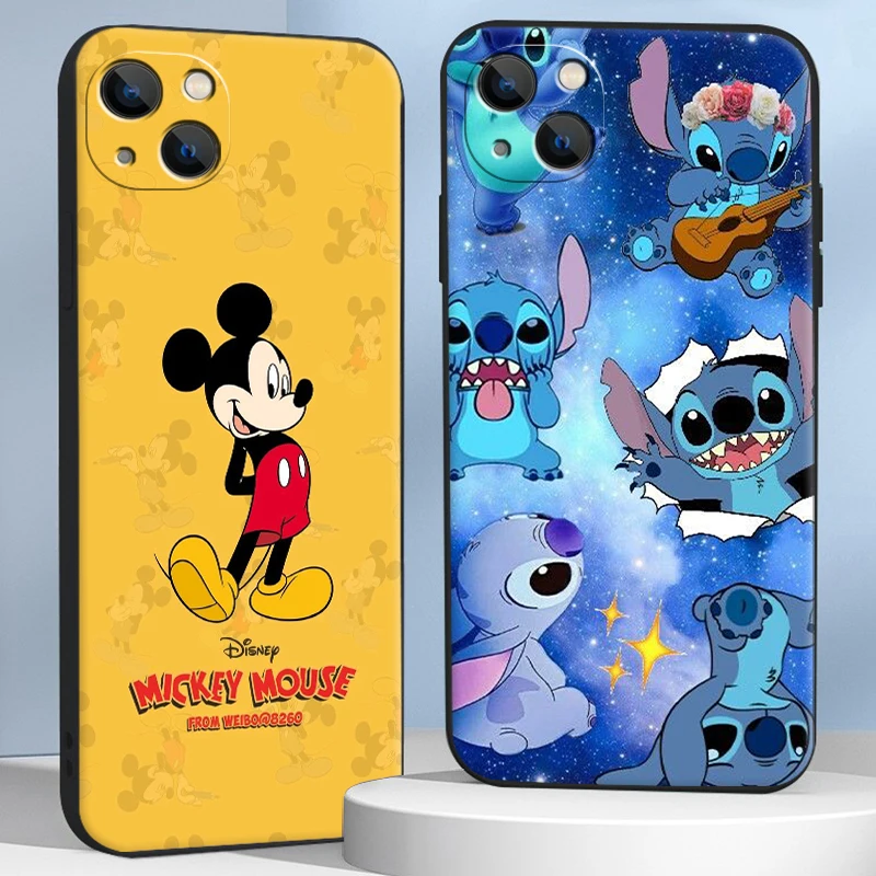 

Disney Cartoon Cute Phone Cases For iPhone 11 12 Pro MAX 6S 7 8 Plus XS MAX 12 13 Mini X XR SE 2020 Soft TPU Carcasa Funda