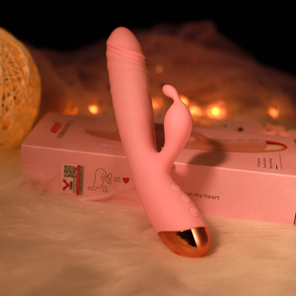 

consolador alargado vibrador para mujer, masajeador de clítoris y Vagina, juguetes eróticos, sensación de piel suave, productos