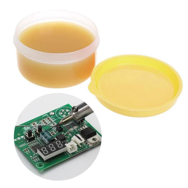 

Hot 150g Paste Flux Soldering Mild Rosin Environmental Flux Pcb Ic Parts Welding Soldering Gel Tool For Metalworking Rosin Paste