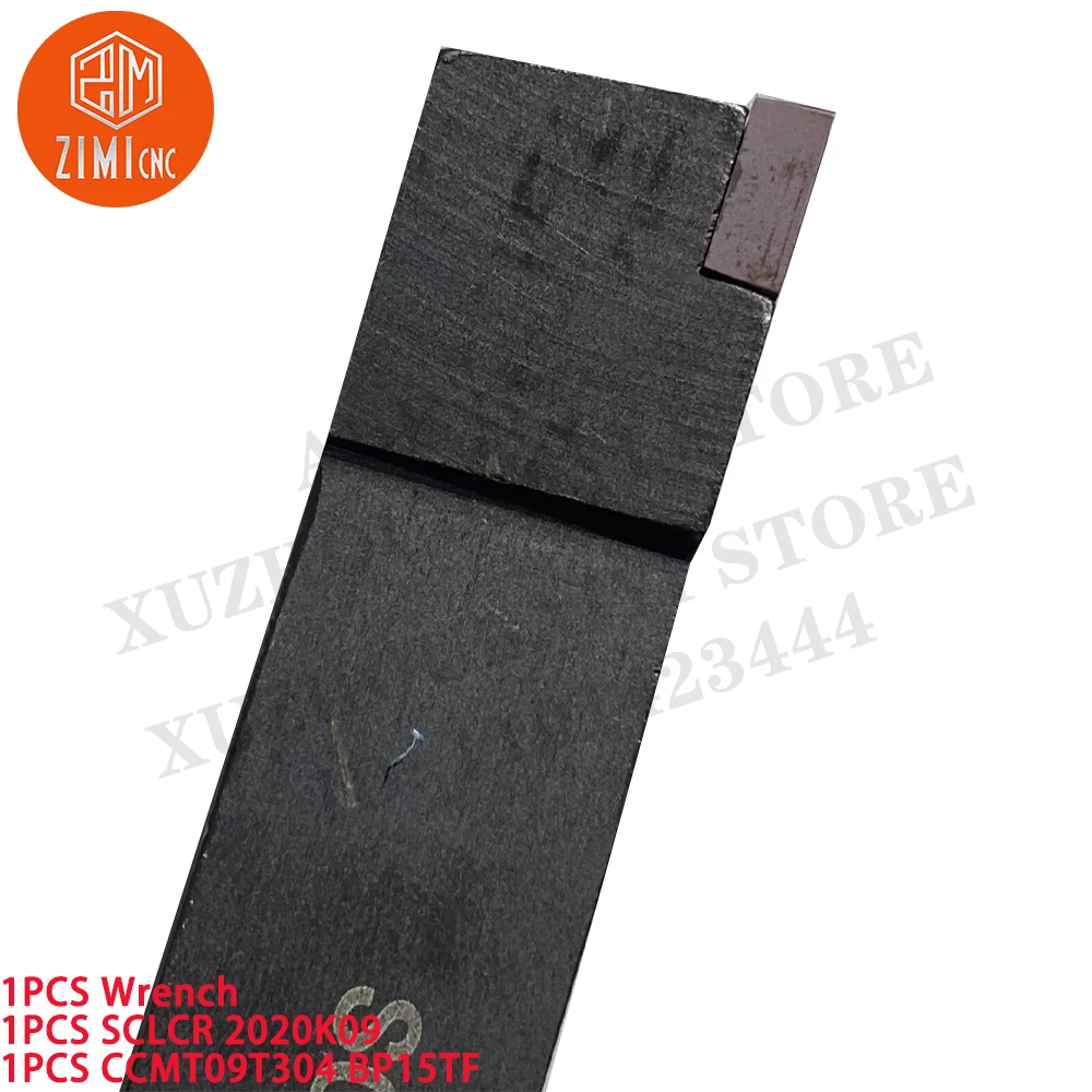 1PCS SCLCR2020K09 внешний токарный держатель 95 градусов + CCMT09T304 BP15TF твердосплавные