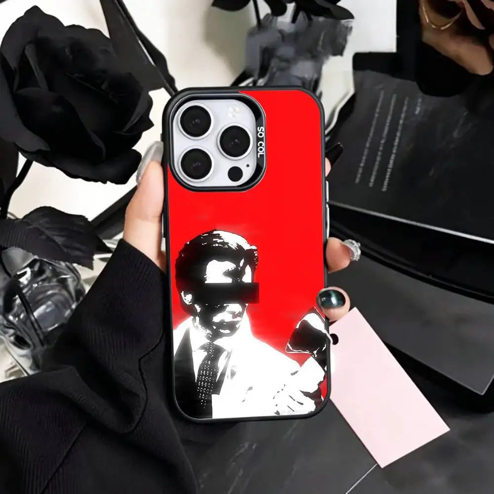 Фото Чехол для телефона H-Horror A-American Psycho для iPhone 17, 16, 15, 14, 13, 12, 11 Plus, Pro Max, цветной, с серебряным покрытием внутри №5