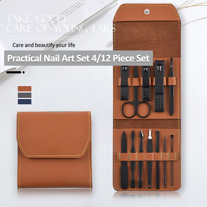 

Набор ножниц из нержавеющей стали для маникюра и педикюра, 12/4 шт.