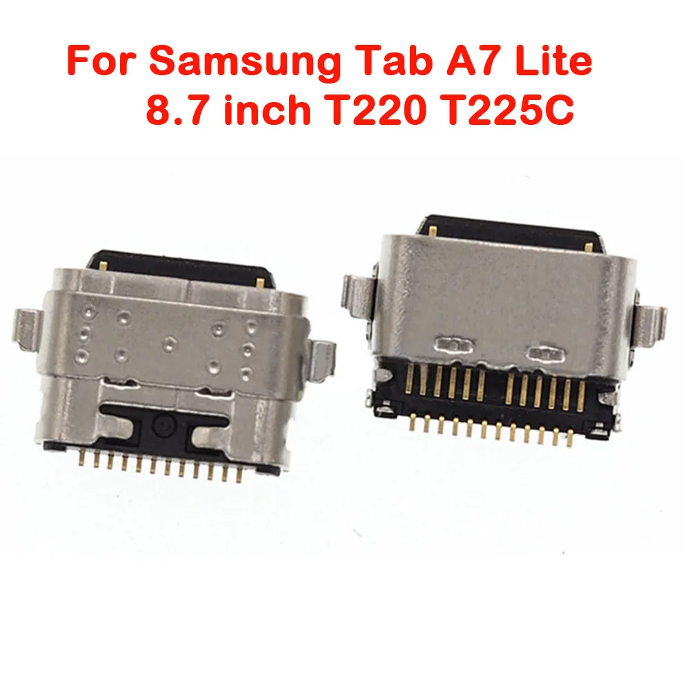 

5 шт. Type C зарядный штекер для Samsung Galaxy Tab A7 Lite SM-T220 T225 Micro USB зарядный порт разъем