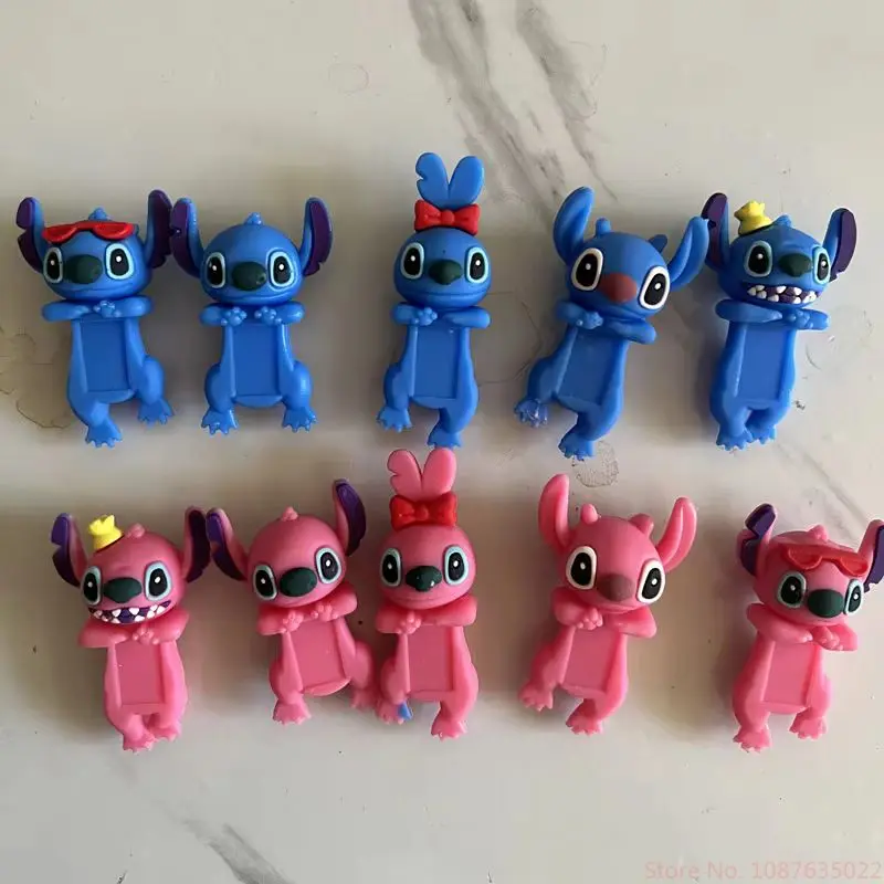 Лидер продаж 12 шт. Disney Stitch слепая коробка Labubu Sanrio фигурки ангела Nake Body Cupido Kewpie