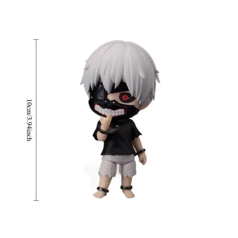 Новая популярная подвижная фигурка Канеки Кена из Tokyo Ghoul (№2734) со сменными лицами, коллекционная аниме-фигурка, декор для рабочего стола (art.: 3920d9eca41d8) - 3920d9eca41d8