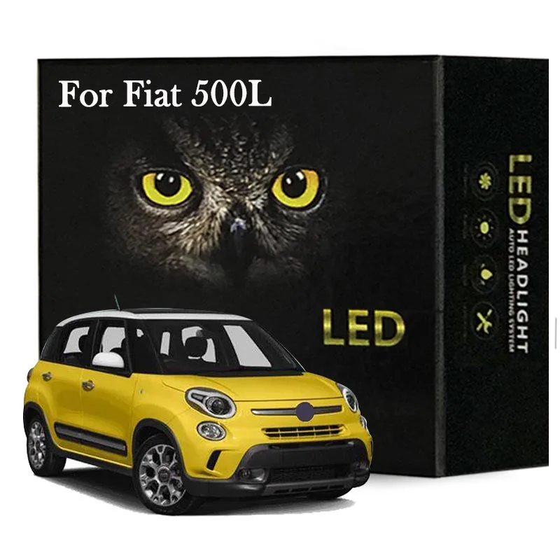 

13Pcs Canbus Led Interior Light Kit For Fiat 500L 2013 2014 2015 2016 2017 2018 2019 2020 LED Bulbs Dome Map License plate light