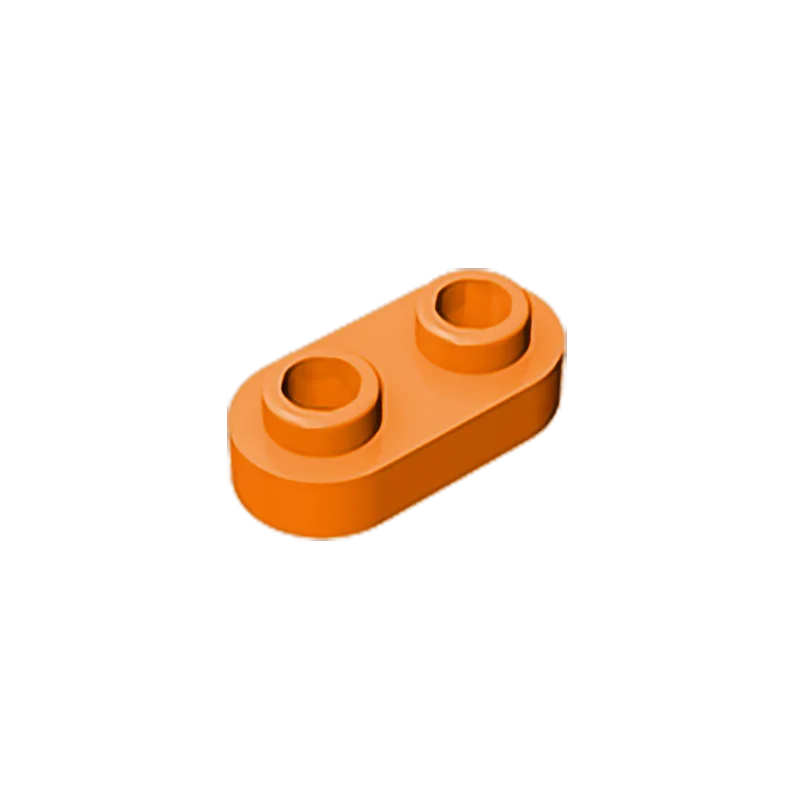 Фотопластина круглый 1x2 с двумя открытыми шпильками совместимый lego 35480 Детский