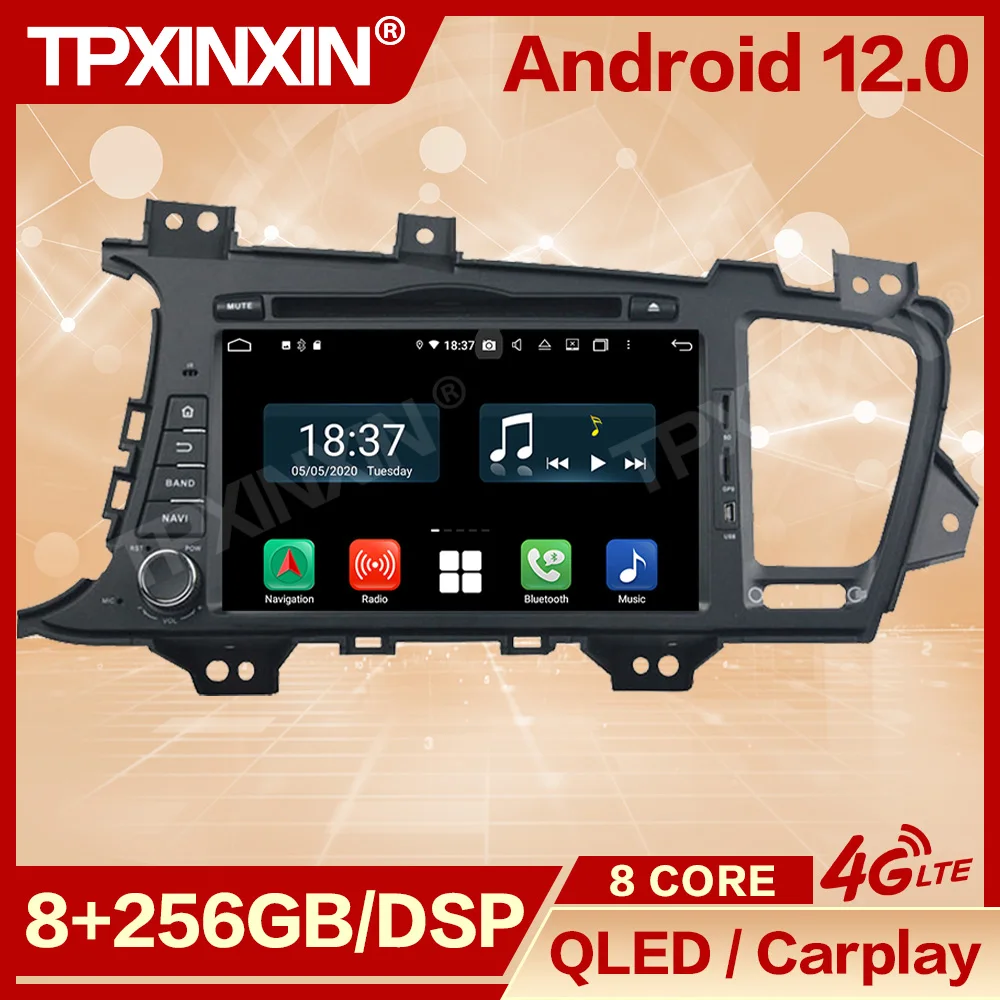

Automotive Multimedia Radio Coche With Bluetooth Carplay For Kia K5 2010 2011 2012 2013 2014 GPS Navi 2 Din Android 11 Head Unit