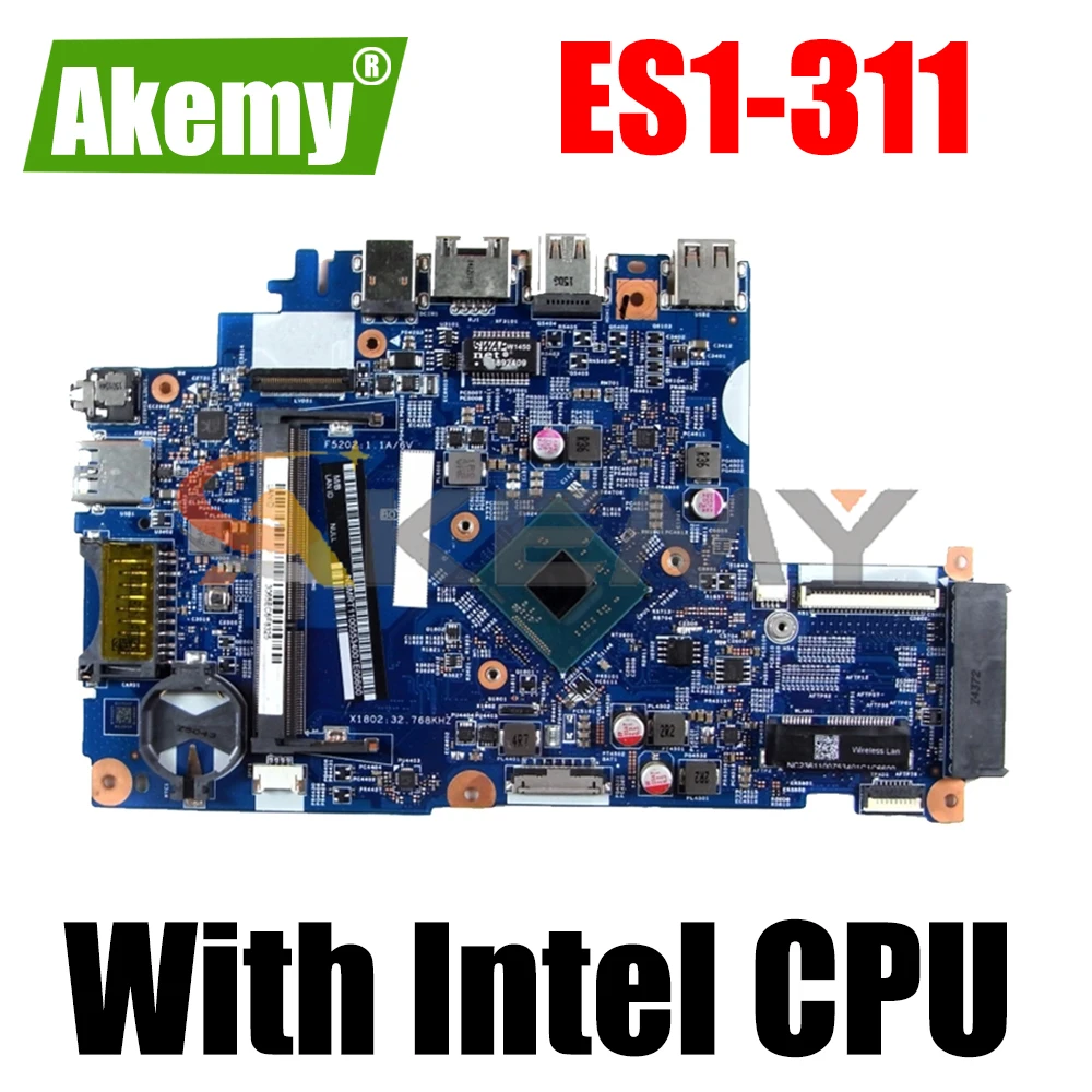 

For acer aspire ES1-311 Laptop Motherboard 14221-1M 448.03405.001M With Intel CPU 100% Fully Tested NBMRT11006 NB.MRT11.006