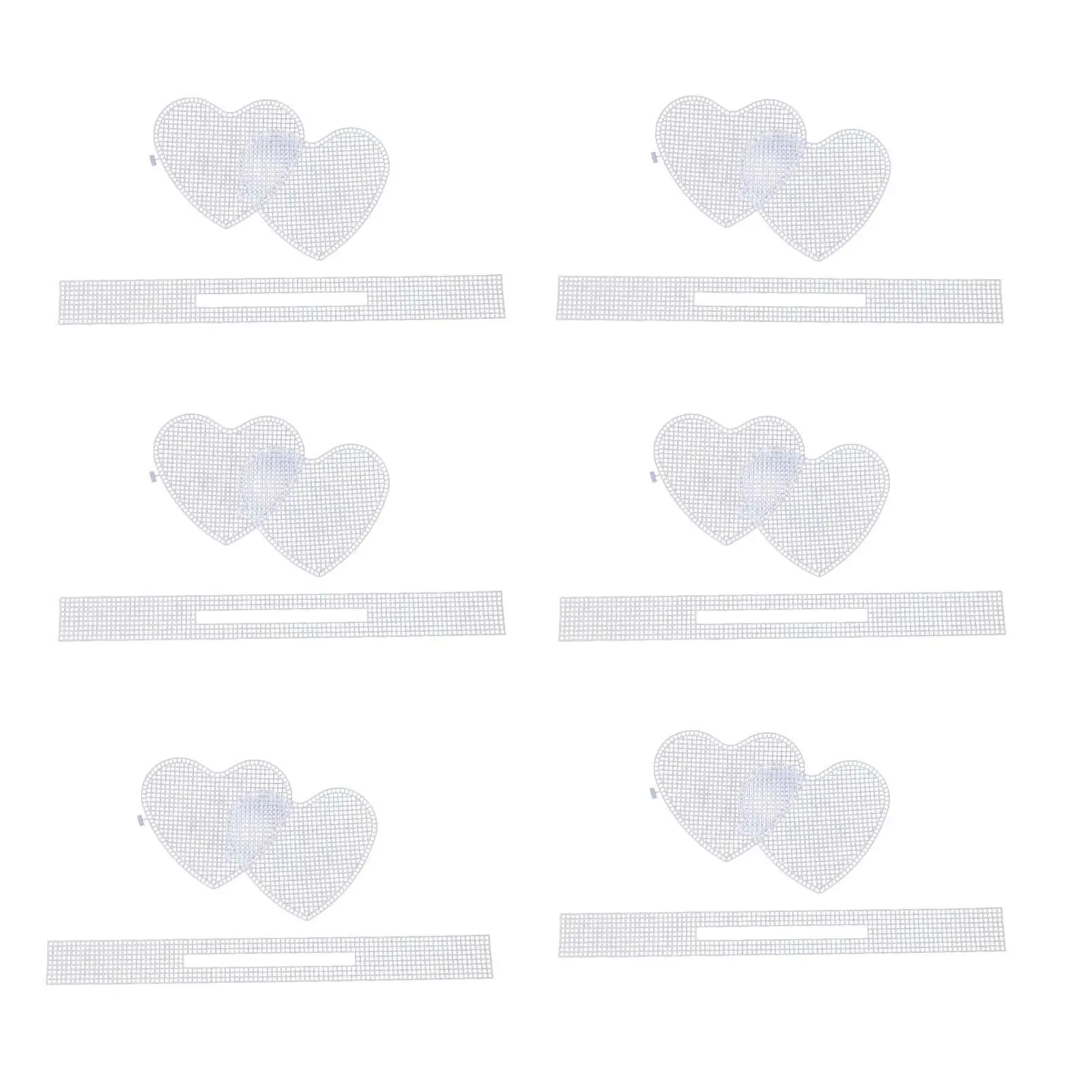 

Set of 6 Bag Making Tool Handmade Bag Making Frame Durable Template Flexible for Clutch Pouch Crafts Making Supplies Purse Gift